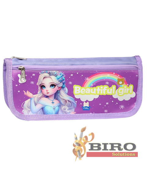 Penar școlar Beautiful girl Rainbow lila